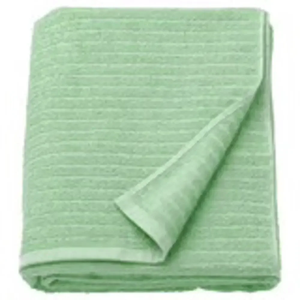 IKEA VÅGSJÖN Light Green Bath Sheet Wrap Yourself in Soft Absorbent Cotton